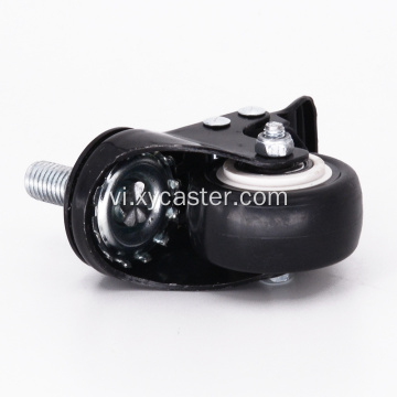 Caster nội thất công nghiệp đen 2 inch